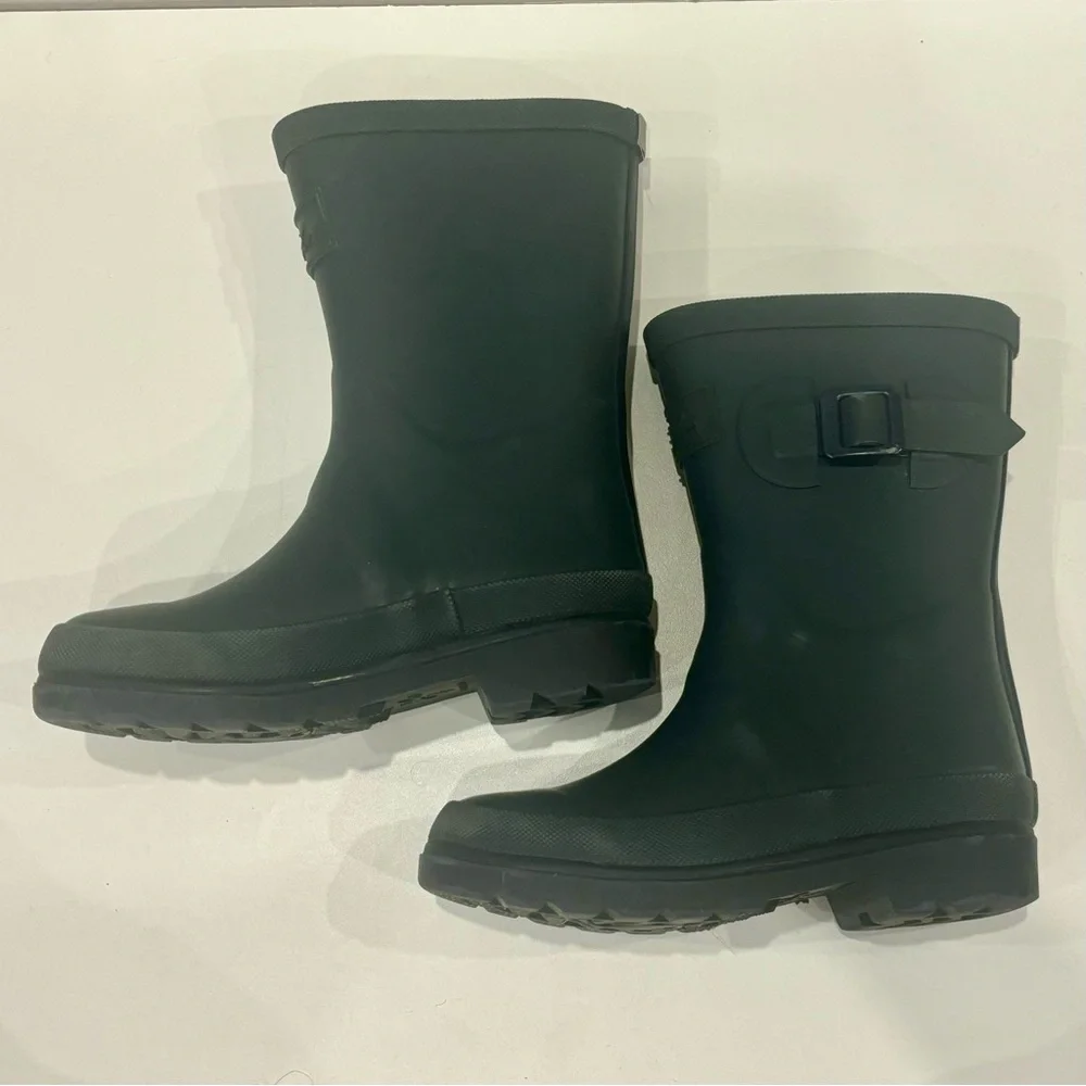 Joules Navy Blue Rain Boots with Buckle